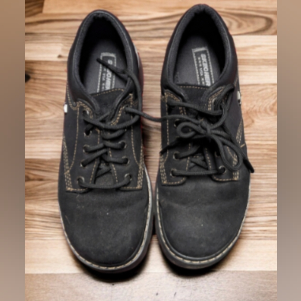 NWOT Skechers Women's Size US 9 Black Parties Mate Oxford Shoes